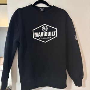 Maui Built Black Sweatshirt unisex
